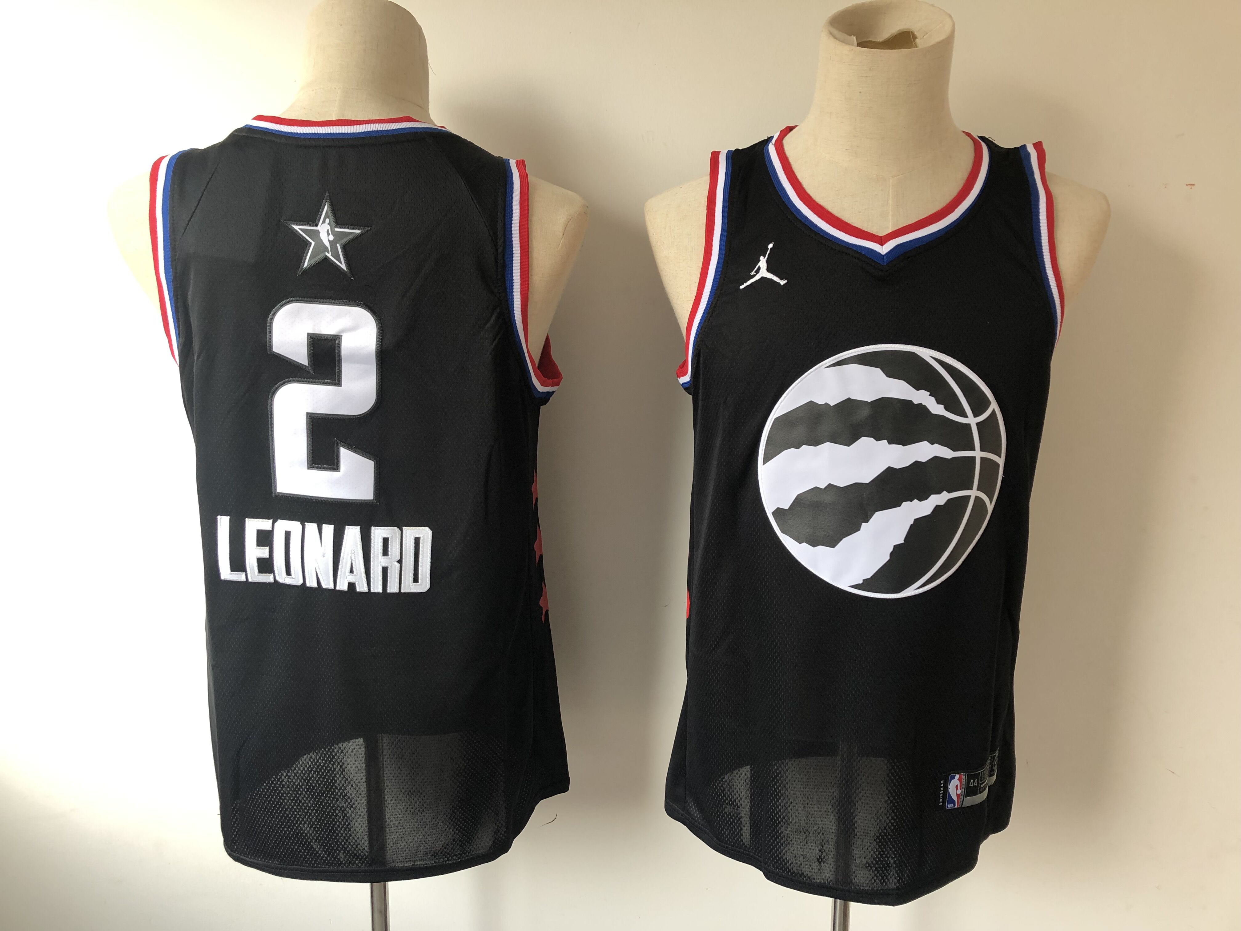 Men Toronto Raptors #2 Leonard  Black 2019 All Star NBA Jerseys->golden state warriors->NBA Jersey